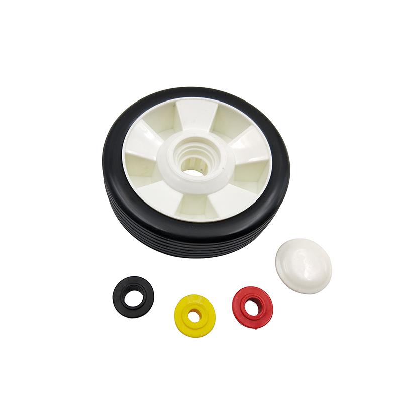 RUEDA DE PLASTICO CON CASQUILLOS UNIVERSAL 200 MM