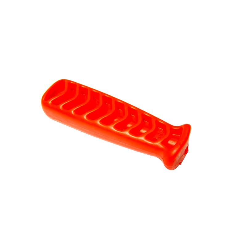 MANGO RECTANGULAR DE PLASTICO PARA LIMA COLOR ROJO