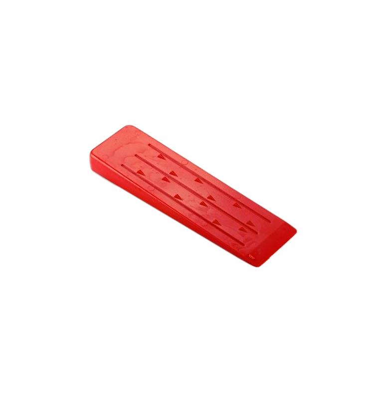 CUÑA DE PLASTICO TECOMEC 26 CM COLOR ROJO
