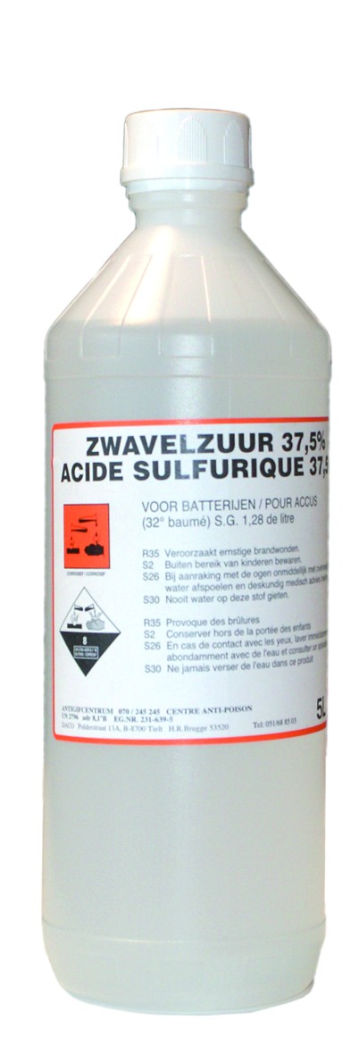 ACIDO PARA BATERIAS - BOTELLA DE 1 LITRO