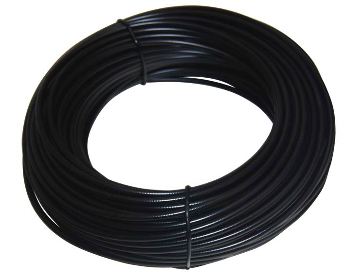 FUNDA DE CABLE EN ROLLO DE 25 METROS EXTERIOR 5 MM INTERIOR 2,5