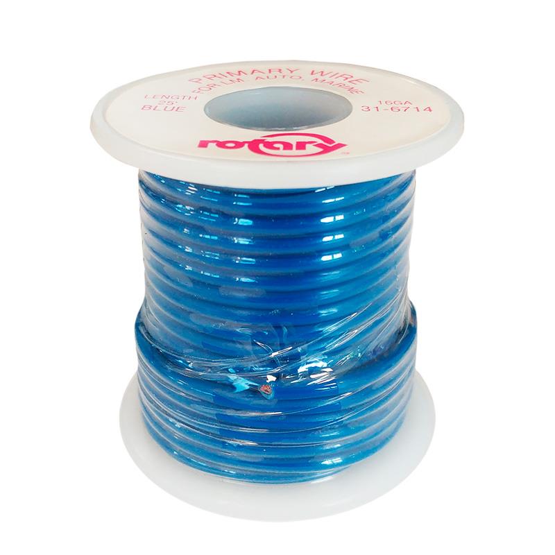 CABLE 16 AWG 1,31 MM PARA CORTACESPED AZUL 635 cm