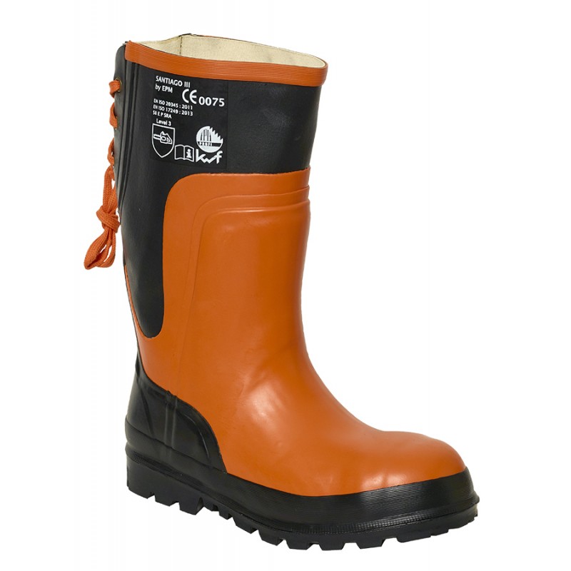 BOTA DE GOMA SOLIDUR EURBOT CON PROTECCIÓN ANTICORTE CLASE 3 (28 m/s)