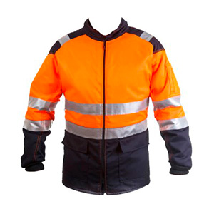 CHAQUETA CON PROTECCIÓN ANTICORTE Y ALTA VISIBLIDAD CLASE 2 - 24 M/S