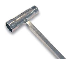 LLAVE DE BUJIA 19 x 21 CON TERMINAL HEMBRA 12 MM B&S
