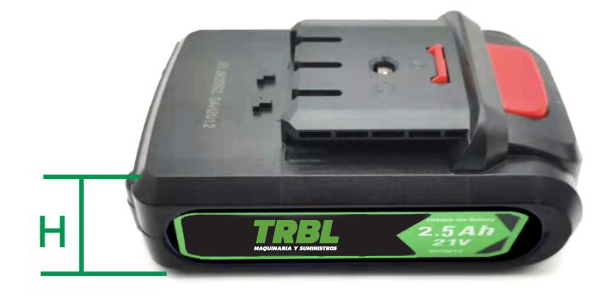 BATERÍA TRBL 2,5 Ah PARA TIJERA PROGRESIVA / MINI MOTOSIERRA 0070021