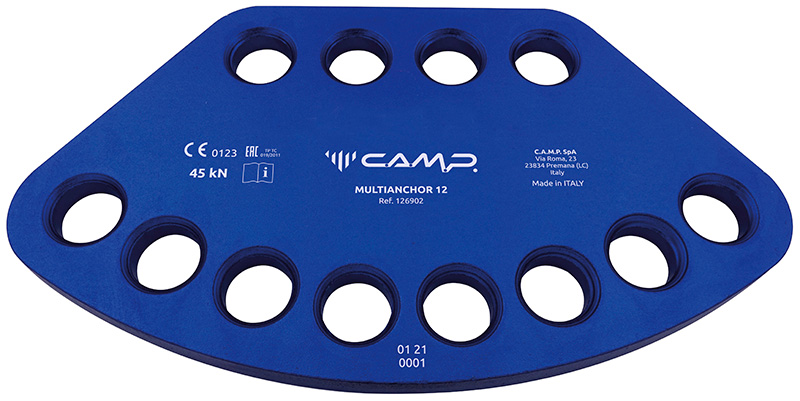 MULTIPLICADOR DE ANCLAJE CAMP 12 AGUJEROS - 227 x 128 x 12 MM