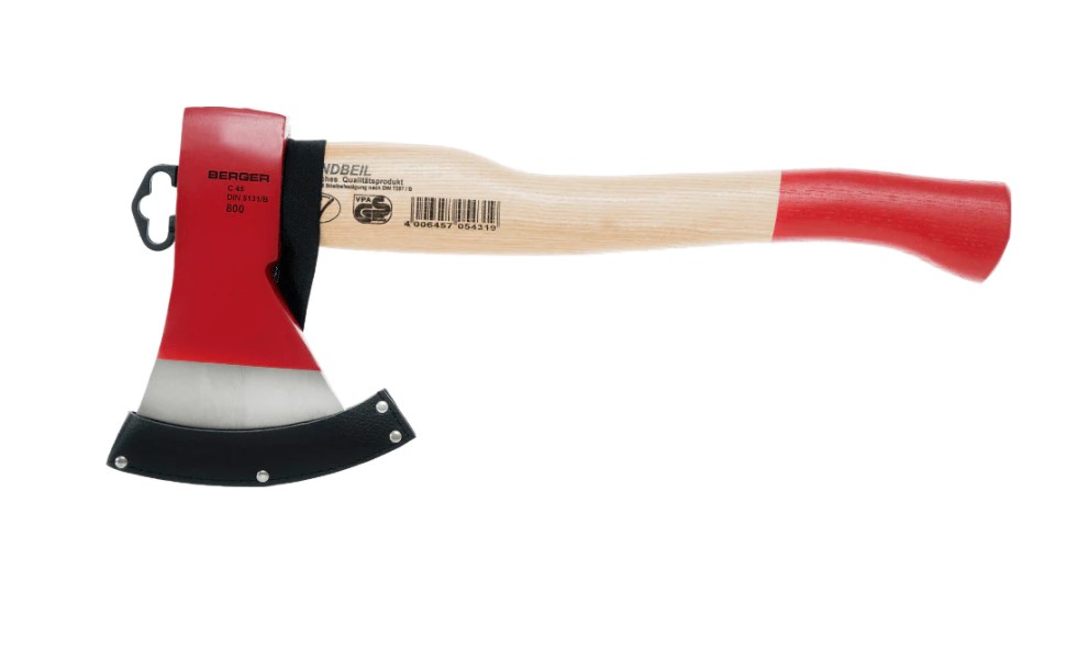 HACHA PARA LEÑA BERGER 380 mm - 800 GRAMOS