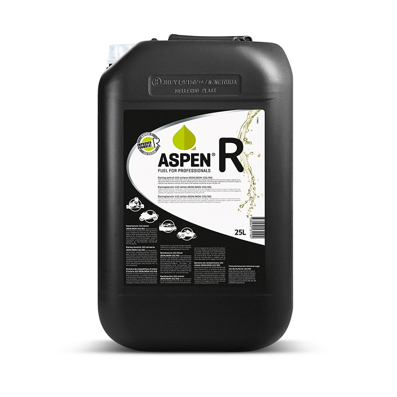 GASOLINA DE ALKILATO ASPEN R - RACING COMPETICION 25 LITROS
