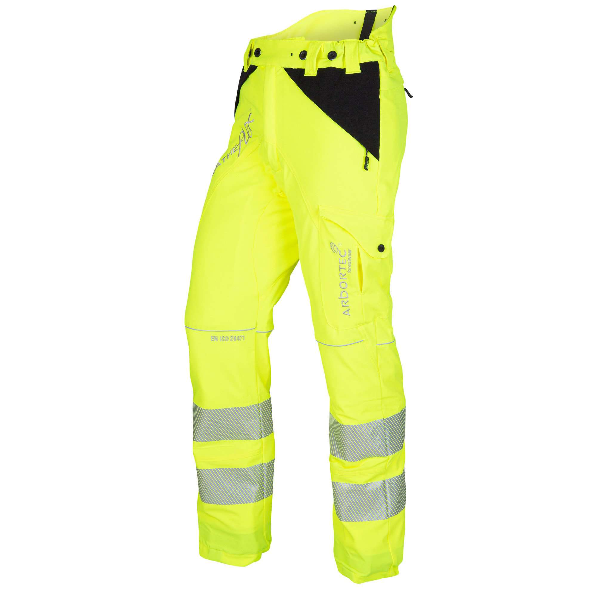 PANTALON CON PROTECCION ANTICORTE ARBORTEC BREATHEFLEX ALTA VISIBILIDAD - CLASE 1 (20 M/S) TIPO A