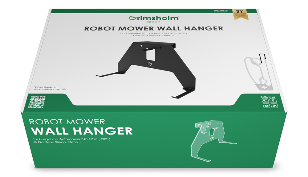 COLGADOR DE PARED PARA AUTOMOWER 310/315, GARDENA SILENO