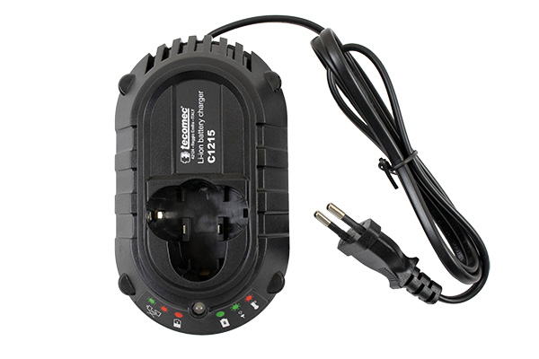 CARGADOR RAPIDO DE BATERIA PARA AFILADORA TECOMEC MJ 10.8i