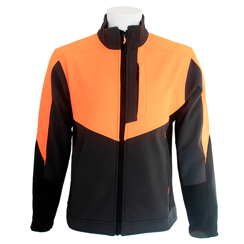 CHAQUETA SOFTSHELL SOLIDUR ODONO COLOR NARANJA