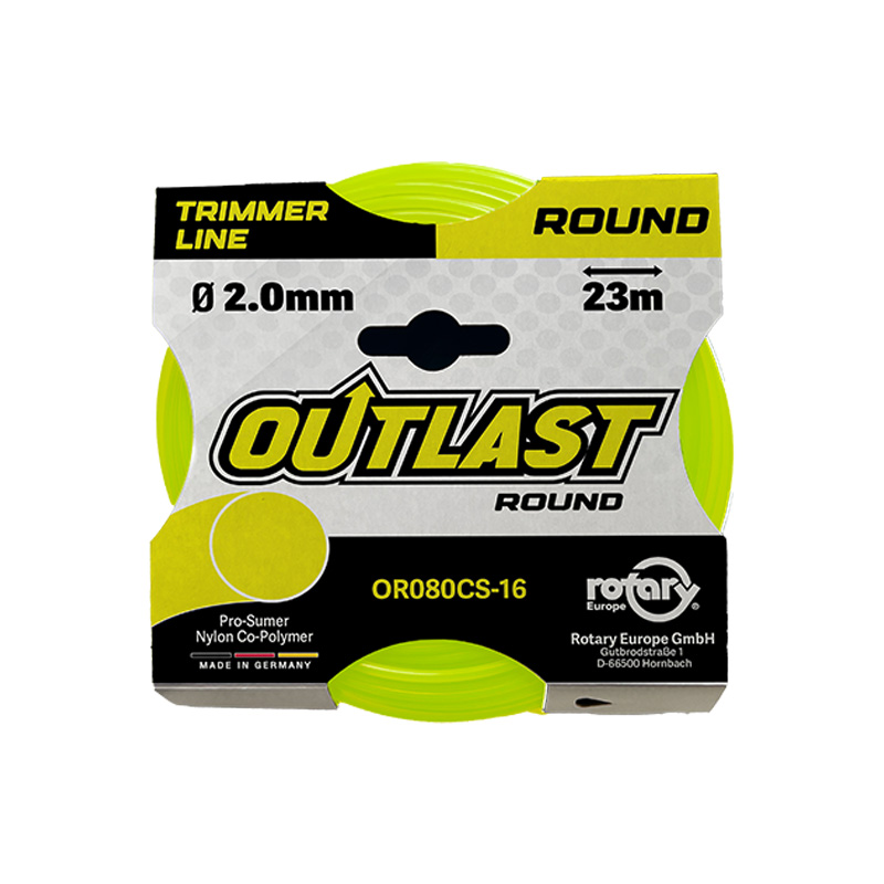 NYLON PARA DESBROZADORA OUTLAST REDONDO 2,0 MM 23 METROS