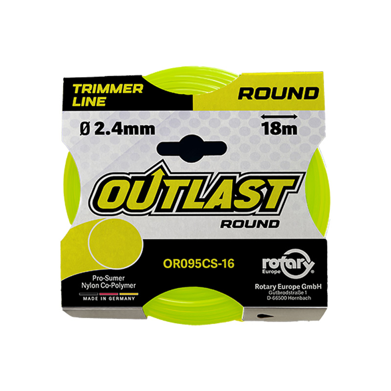 NYLON PARA DESBROZADORA OUTLAST REDONDO 2,4 MM 18 METROS