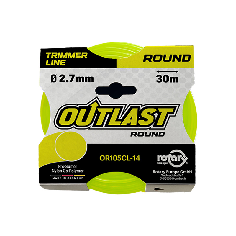 NYLON PARA DESBROZADORA OUTLAST REDONDO 2,7 MM 30 METROS