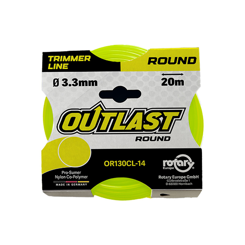 NYLON PARA DESBROZADORA OUTLAST REDONDO 3,3 MM 20 METROS