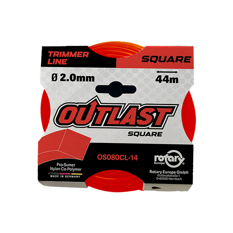 NYLON PARA DESBROZADORA OUTLAST CUADRADO 2,0 MM 44 METROS
