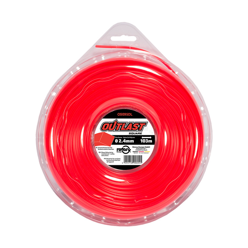 NYLON PARA DESBROZADORA OUTLAST CUADRADO 2,4 MM 103 METROS