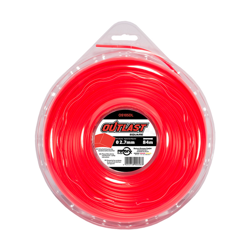 NYLON PARA DESBROZADORA OUTLAST CUADRADO 2,7 MM 84 METROS
