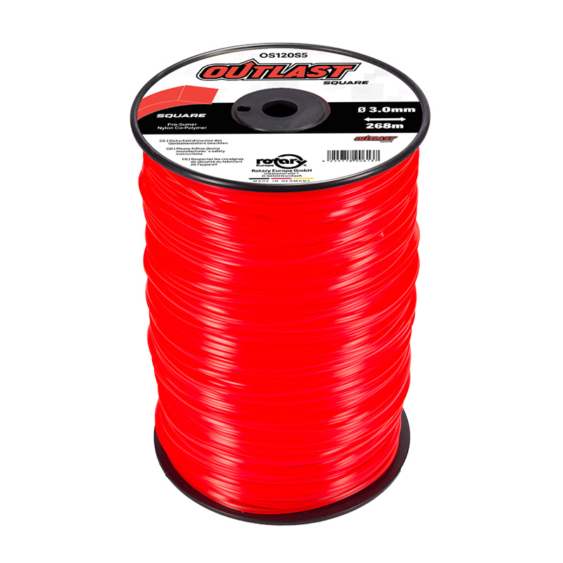 NYLON PARA DESBROZADORA OUTLAST CUADRADO 3,0 MM 268 METROS