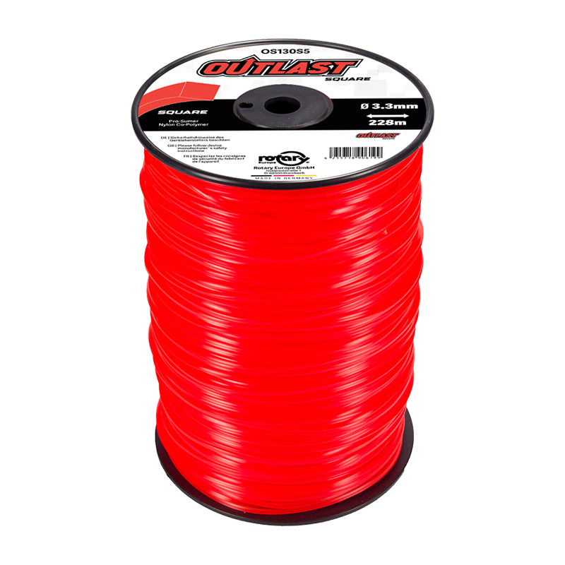 NYLON PARA DESBROZADORA OUTLAST CUADRADO 3,3 MM 228 METROS