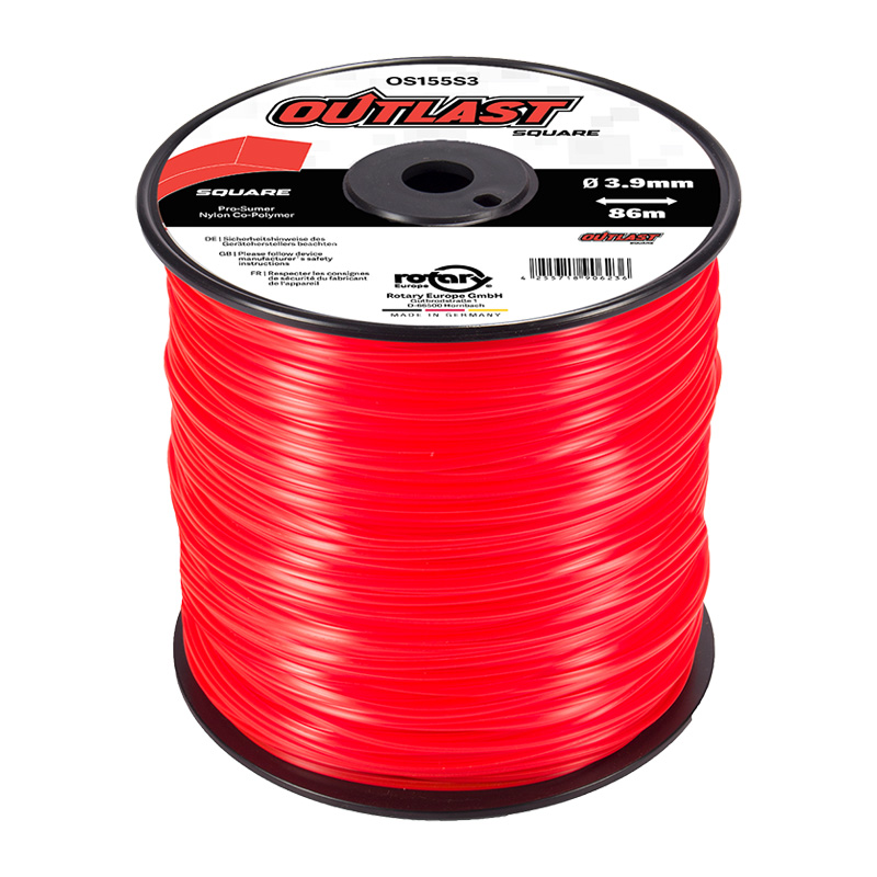 NYLON PARA DESBROZADORA OUTLAST CUADRADO 3,9 MM 86 METROS