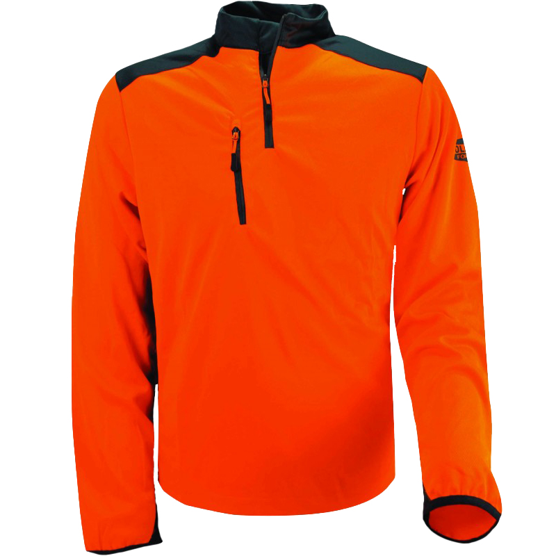 CAMISETA COOLMAX SOLIDUR MANGA LARGA COLOR NARANJA