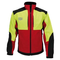 CHAQUETA SOFTSHELL SOLIDUR WODA COLOR ROJO