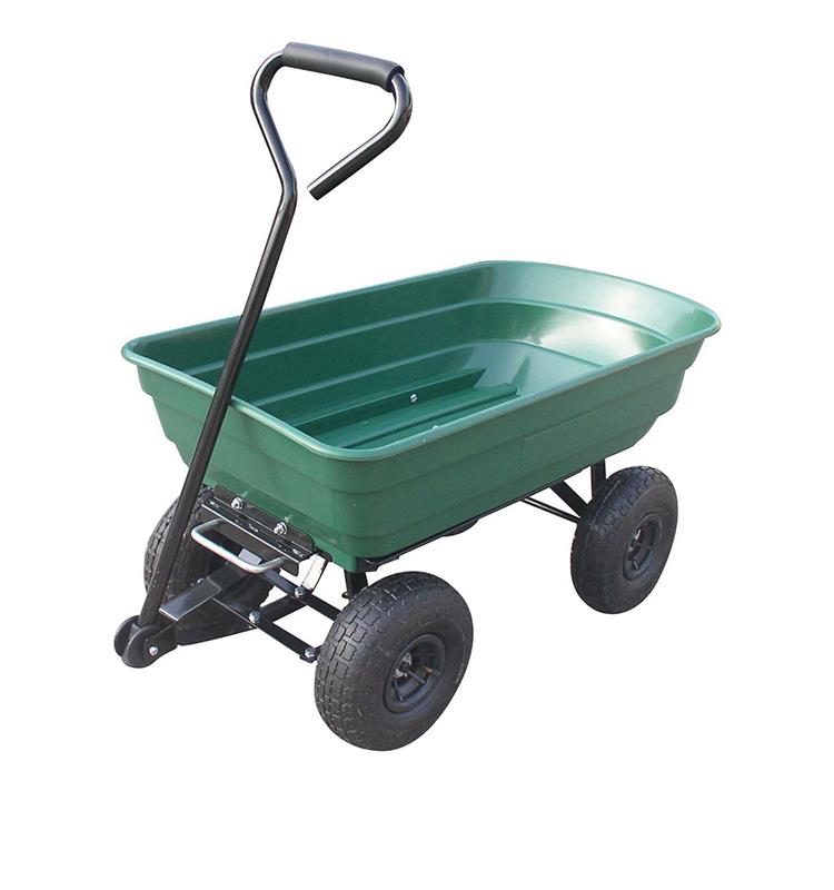 REMOLQUE MANUAL DE PLASTICO TURFMASTER CAPACIDAD DE CARGA 250 KGS